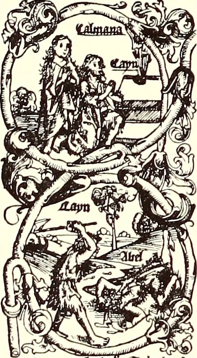 An illustration from The art & practice of typography : a manual of American printing, including a brief history up to the twentieth century, with reproductions of the work of early masters of the craft, and a practical discussion and an extensive demonstration of the modern use of type-faces and methods of arrangement, 1917, leaf 51