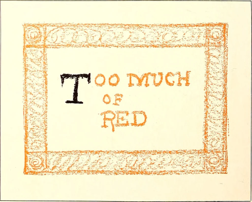 An illustration from The art & practice of typography : a manual of American printing, including a brief history up to the twentieth century, with reproductions of the work of early masters of the craft, and a practical discussion and an extensive demonstration of the modern use of type-faces and methods of arrangement, 1917, leaf 85