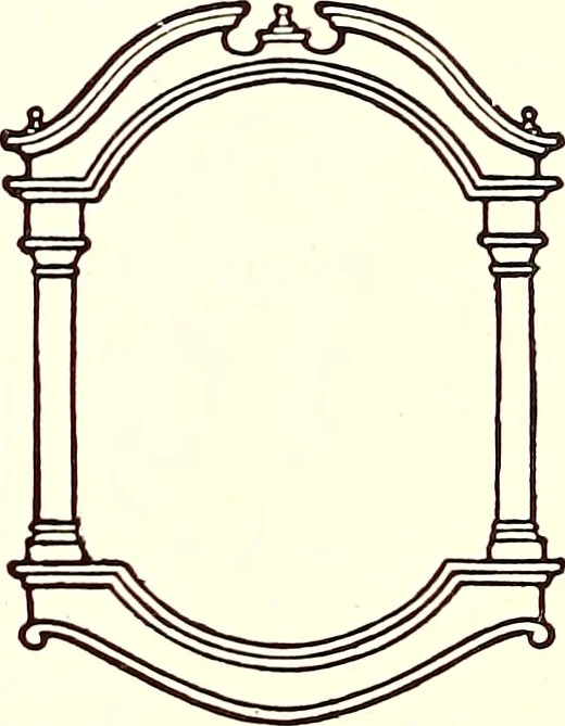 An illustration from The art & practice of typography : a manual of American printing, including a brief history up to the twentieth century, with reproductions of the work of early masters of the craft, and a practical discussion and an extensive demonstration of the modern use of type-faces and methods of arrangement, 1917, leaf 99