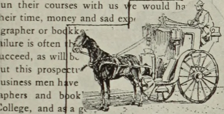 An illustration from The art & practice of typography : a manual of American printing, including a brief history up to the twentieth century, with reproductions of the work of early masters of the craft, and a practical discussion and an extensive demonstration of the modern use of type-faces and methods of arrangement, 1917, leaf 100