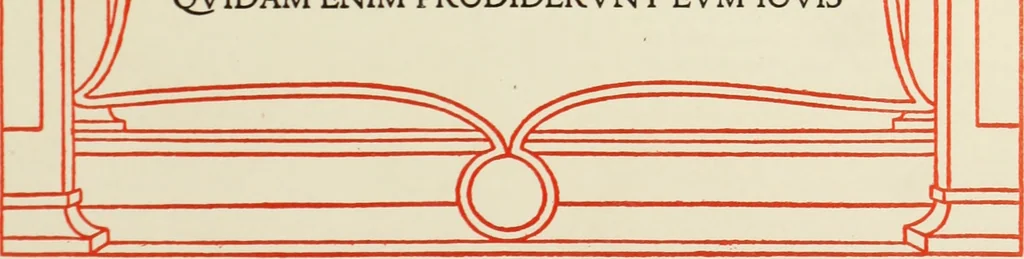 An illustration from The art & practice of typography : a manual of American printing, including a brief history up to the twentieth century, with reproductions of the work of early masters of the craft, and a practical discussion and an extensive demonstration of the modern use of type-faces and methods of arrangement, 1917, leaf 120