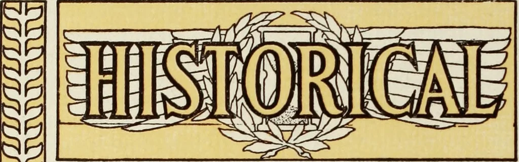 An illustration from The art & practice of typography : a manual of American printing, including a brief history up to the twentieth century, with reproductions of the work of early masters of the craft, and a practical discussion and an extensive demonstration of the modern use of type-faces and methods of arrangement, 1917, leaf 135