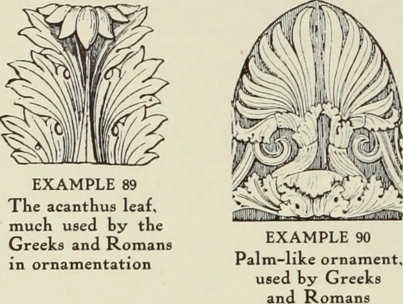 An illustration from The art & practice of typography : a manual of American printing, including a brief history up to the twentieth century, with reproductions of the work of early masters of the craft, and a practical discussion and an extensive demonstration of the modern use of type-faces and methods of arrangement, 1917, leaf 137