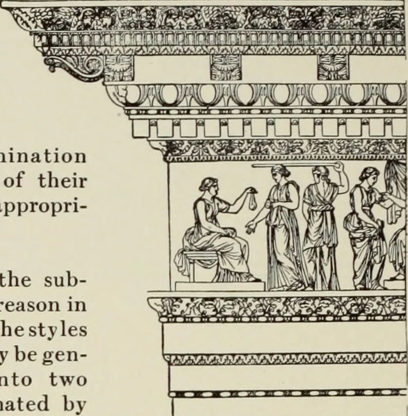 An illustration from The art & practice of typography : a manual of American printing, including a brief history up to the twentieth century, with reproductions of the work of early masters of the craft, and a practical discussion and an extensive demonstration of the modern use of type-faces and methods of arrangement, 1917, leaf 137
