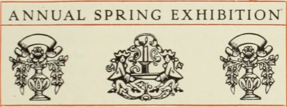 An illustration from The art & practice of typography : a manual of American printing, including a brief history up to the twentieth century, with reproductions of the work of early masters of the craft, and a practical discussion and an extensive demonstration of the modern use of type-faces and methods of arrangement, 1917, leaf 140