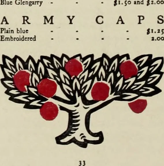 An illustration from The art & practice of typography : a manual of American printing, including a brief history up to the twentieth century, with reproductions of the work of early masters of the craft, and a practical discussion and an extensive demonstration of the modern use of type-faces and methods of arrangement, 1917, leaf 181