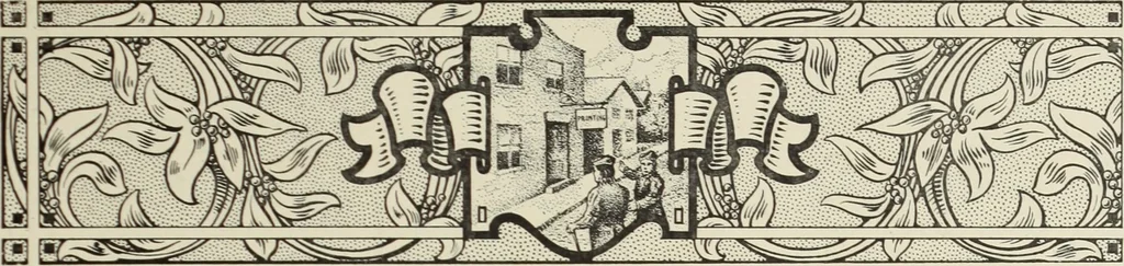 An illustration from The art & practice of typography : a manual of American printing, including a brief history up to the twentieth century, with reproductions of the work of early masters of the craft, and a practical discussion and an extensive demonstration of the modern use of type-faces and methods of arrangement, 1917, leaf 186