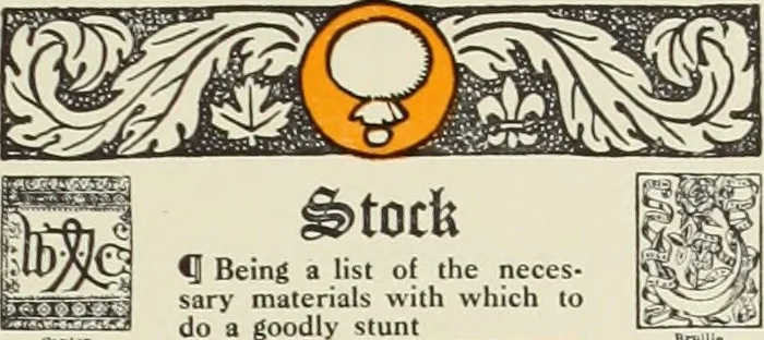 An illustration from The art & practice of typography : a manual of American printing, including a brief history up to the twentieth century, with reproductions of the work of early masters of the craft, and a practical discussion and an extensive demonstration of the modern use of type-faces and methods of arrangement, 1917, leaf 192