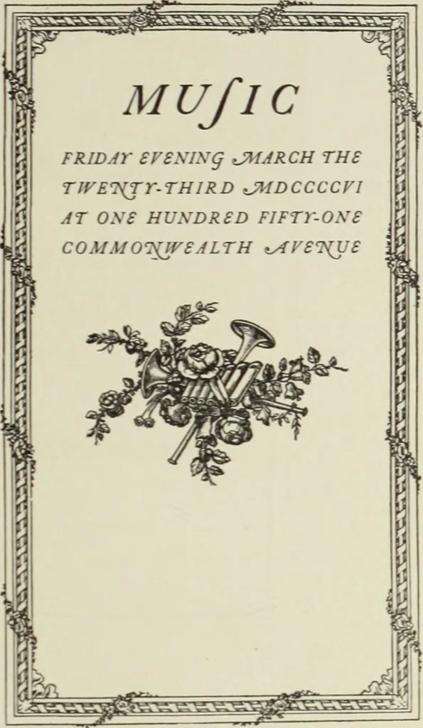 An illustration from The art & practice of typography : a manual of American printing, including a brief history up to the twentieth century, with reproductions of the work of early masters of the craft, and a practical discussion and an extensive demonstration of the modern use of type-faces and methods of arrangement, 1917, leaf 194
