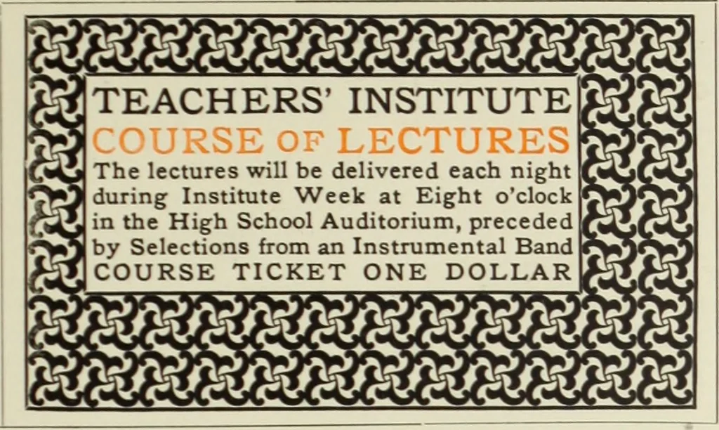 An illustration from The art & practice of typography : a manual of American printing, including a brief history up to the twentieth century, with reproductions of the work of early masters of the craft, and a practical discussion and an extensive demonstration of the modern use of type-faces and methods of arrangement, 1917, leaf 216