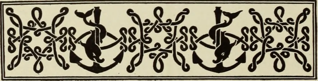 An illustration from The art & practice of typography : a manual of American printing, including a brief history up to the twentieth century, with reproductions of the work of early masters of the craft, and a practical discussion and an extensive demonstration of the modern use of type-faces and methods of arrangement, 1917, leaf 251