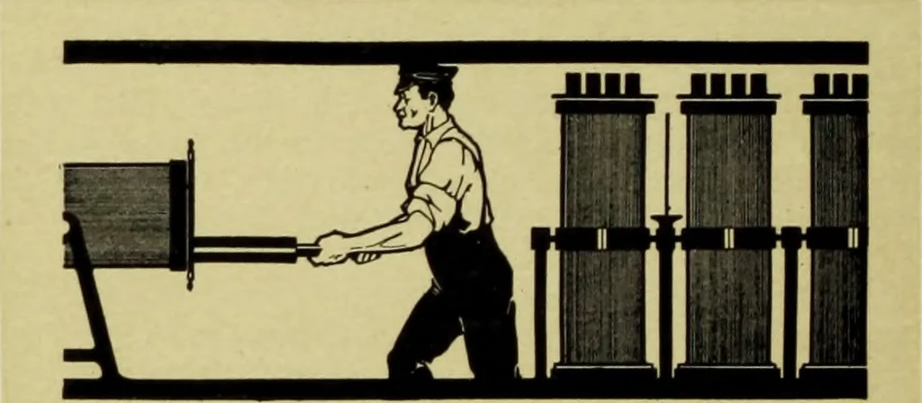 An illustration from The art & practice of typography : a manual of American printing, including a brief history up to the twentieth century, with reproductions of the work of early masters of the craft, and a practical discussion and an extensive demonstration of the modern use of type-faces and methods of arrangement, 1917, leaf 263