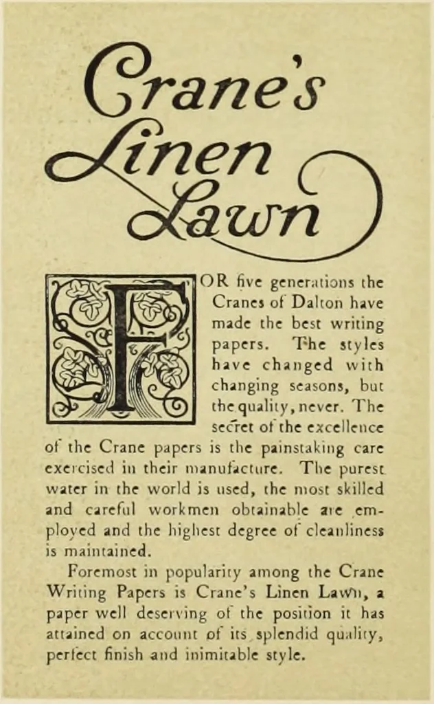 An illustration from The art & practice of typography : a manual of American printing, including a brief history up to the twentieth century, with reproductions of the work of early masters of the craft, and a practical discussion and an extensive demonstration of the modern use of type-faces and methods of arrangement, 1917, leaf 267