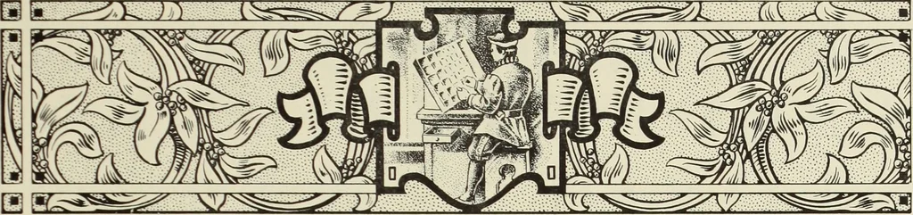 An illustration from The art & practice of typography : a manual of American printing, including a brief history up to the twentieth century, with reproductions of the work of early masters of the craft, and a practical discussion and an extensive demonstration of the modern use of type-faces and methods of arrangement, 1917, leaf 272