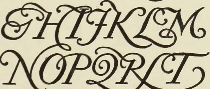 An illustration from The art & practice of typography : a manual of American printing, including a brief history up to the twentieth century, with reproductions of the work of early masters of the craft, and a practical discussion and an extensive demonstration of the modern use of type-faces and methods of arrangement, 1917, leaf 272