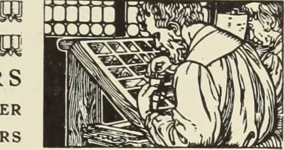 An illustration from The art & practice of typography : a manual of American printing, including a brief history up to the twentieth century, with reproductions of the work of early masters of the craft, and a practical discussion and an extensive demonstration of the modern use of type-faces and methods of arrangement, 1917, leaf 310