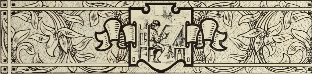 An illustration from The art & practice of typography : a manual of American printing, including a brief history up to the twentieth century, with reproductions of the work of early masters of the craft, and a practical discussion and an extensive demonstration of the modern use of type-faces and methods of arrangement, 1917, leaf 318
