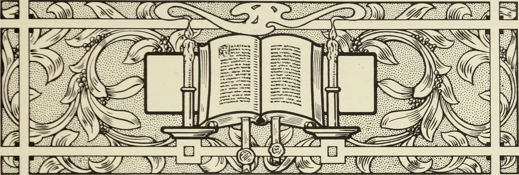An illustration from The art & practice of typography : a manual of American printing, including a brief history up to the twentieth century, with reproductions of the work of early masters of the craft, and a practical discussion and an extensive demonstration of the modern use of type-faces and methods of arrangement, 1917, leaf 36