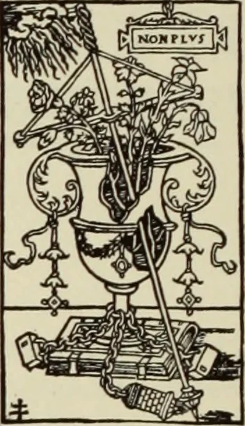 An illustration from The art & practice of typography : a manual of American printing, including a brief history up to the twentieth century, with reproductions of the work of early masters of the craft, and a practical discussion and an extensive demonstration of the modern use of type-faces and methods of arrangement, 1917, leaf 37