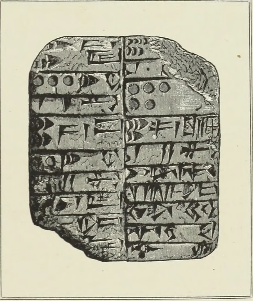 An illustration from The art & practice of typography : a manual of American printing, including a brief history up to the twentieth century, with reproductions of the work of early masters of the craft, and a practical discussion and an extensive demonstration of the modern use of type-faces and methods of arrangement, 1917, leaf 42