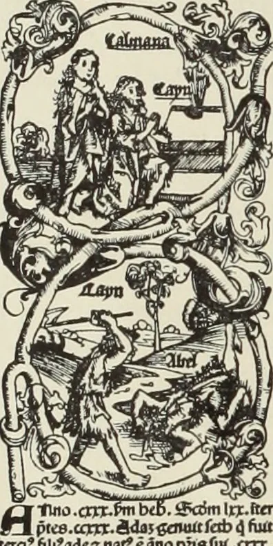 An illustration from The art & practice of typography : a manual of American printing, including a brief history up to the twentieth century, with reproductions of the work of early masters of the craft, and a practical discussion and an extensive demonstration of the modern use of type-faces and methods of arrangement, 1917, leaf 63