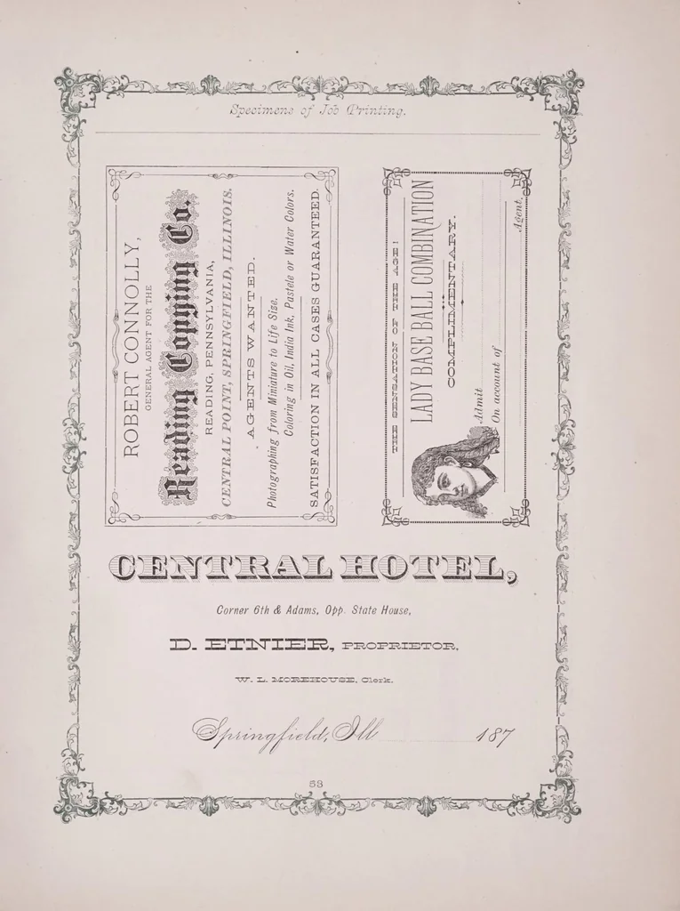 An illustration from Art preservative; 100 fancy specimens of job printing..., 1875, leaf 63