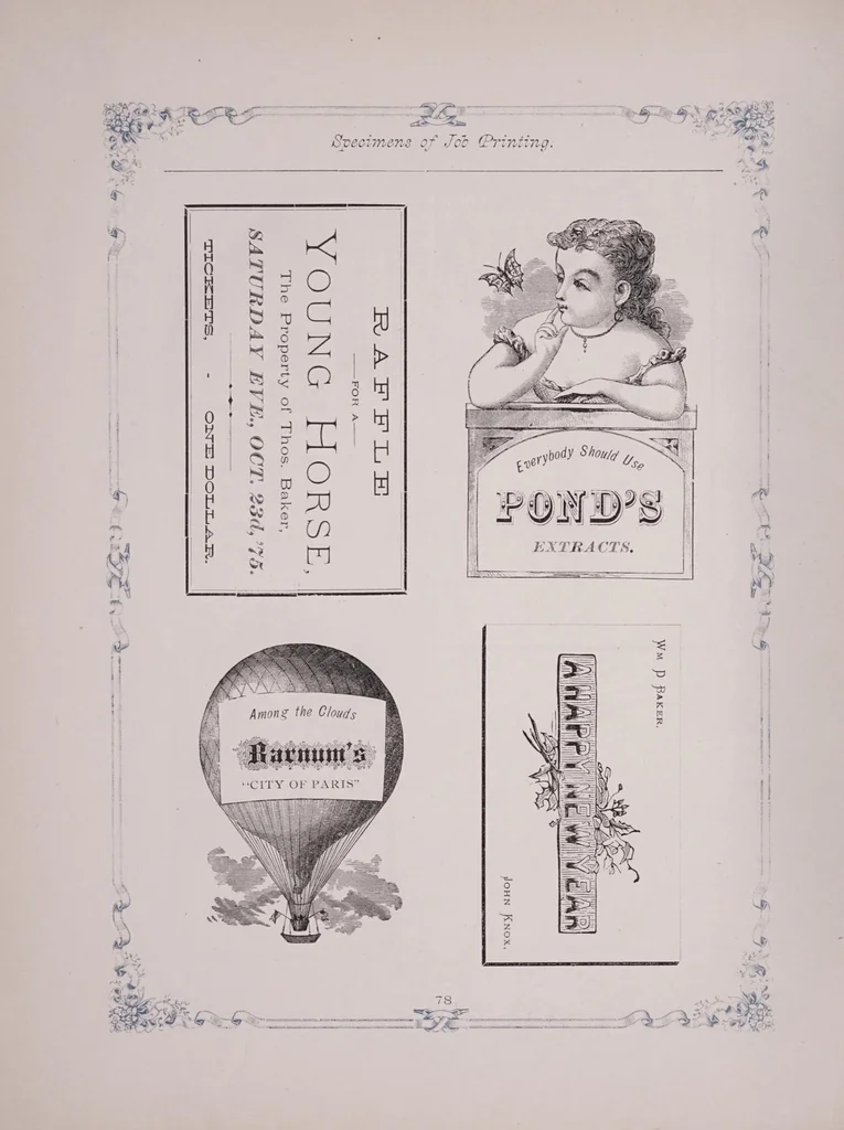 An illustration from Art preservative; 100 fancy specimens of job printing..., 1875, leaf 90