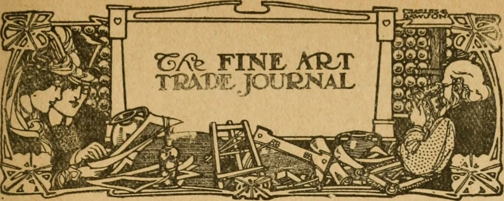 An illustration from Art Prices Current, 1908, leaf 8