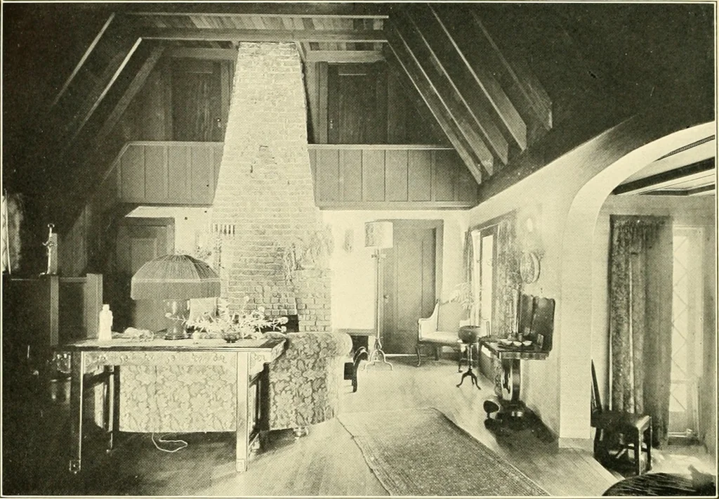 An illustration from Art principles in house, furniture, and village building; an exposition of designing principles which every house builder, furniture user, and village dweller should know, 1921, leaf 103