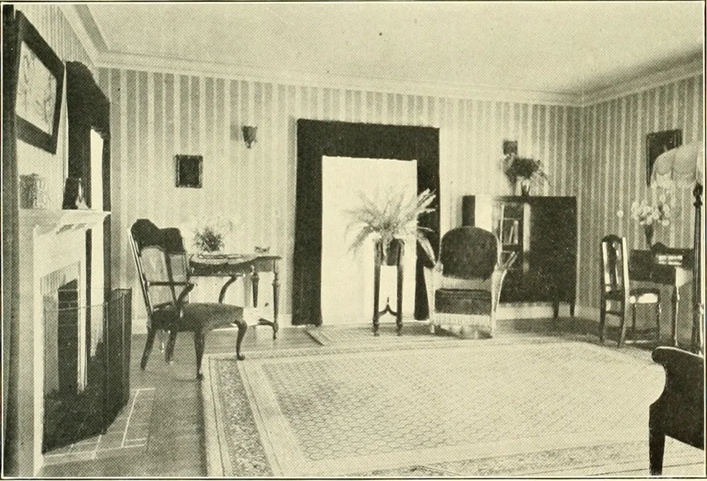 An illustration from Art principles in house, furniture, and village building; an exposition of designing principles which every house builder, furniture user, and village dweller should know, 1921, leaf 106