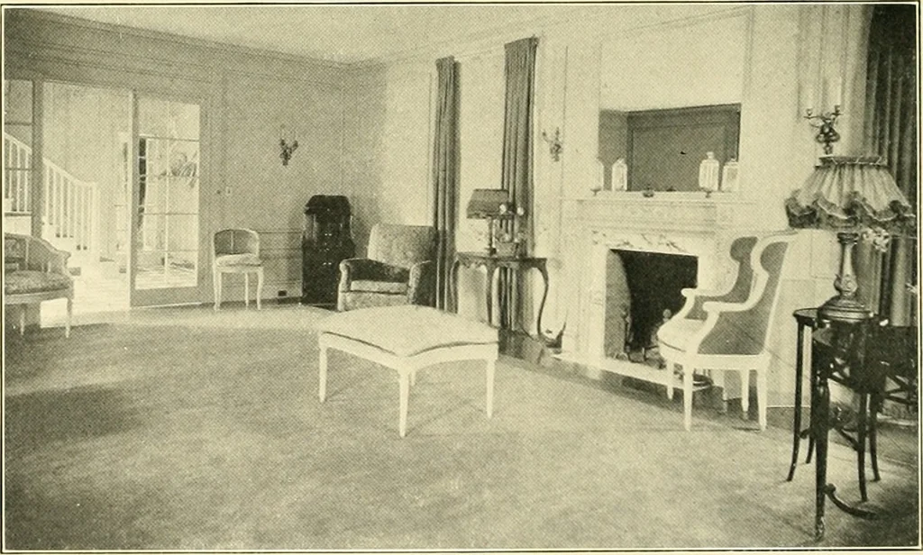 An illustration from Art principles in house, furniture, and village building; an exposition of designing principles which every house builder, furniture user, and village dweller should know, 1921, leaf 109