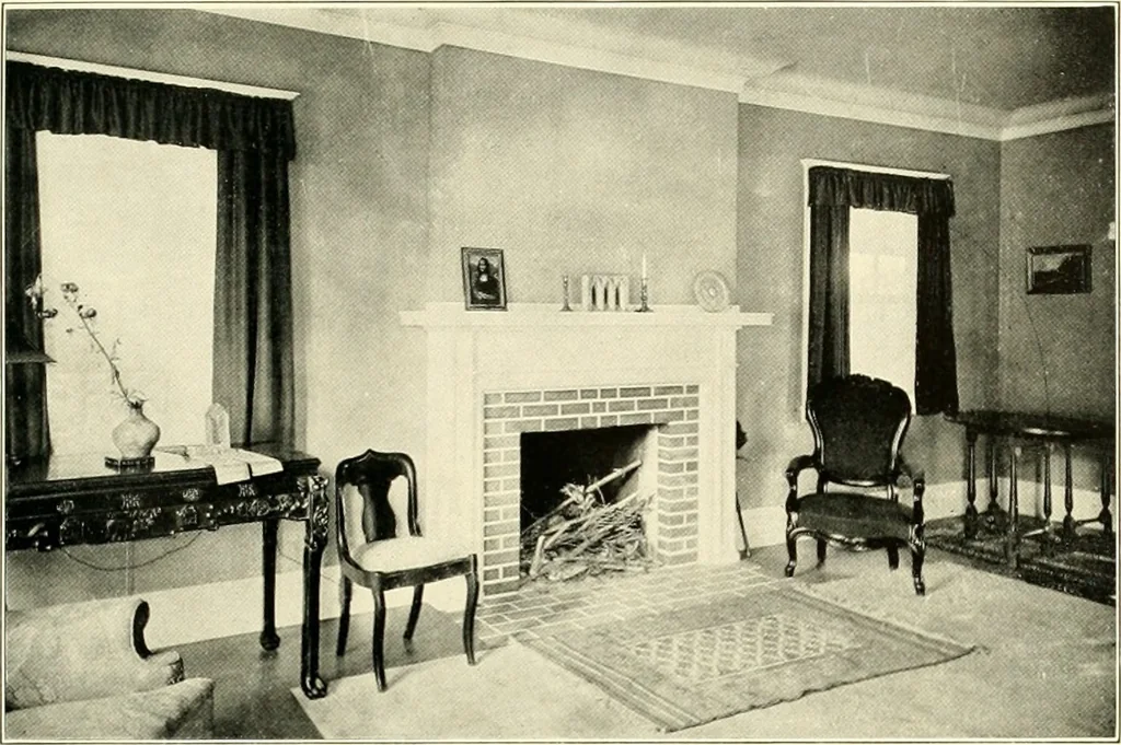 An illustration from Art principles in house, furniture, and village building; an exposition of designing principles which every house builder, furniture user, and village dweller should know, 1921, leaf 110