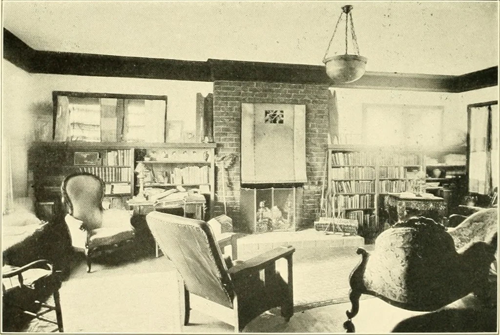 An illustration from Art principles in house, furniture, and village building; an exposition of designing principles which every house builder, furniture user, and village dweller should know, 1921, leaf 111