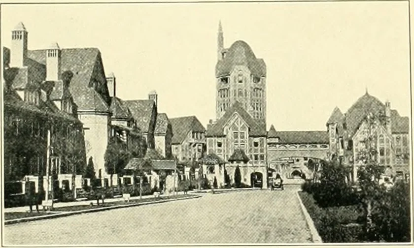 An illustration from Art principles in house, furniture, and village building; an exposition of designing principles which every house builder, furniture user, and village dweller should know, 1921, leaf 124