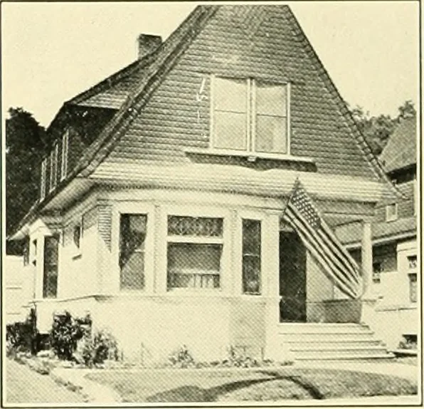 An illustration from Art principles in house, furniture, and village building; an exposition of designing principles which every house builder, furniture user, and village dweller should know, 1921, leaf 21