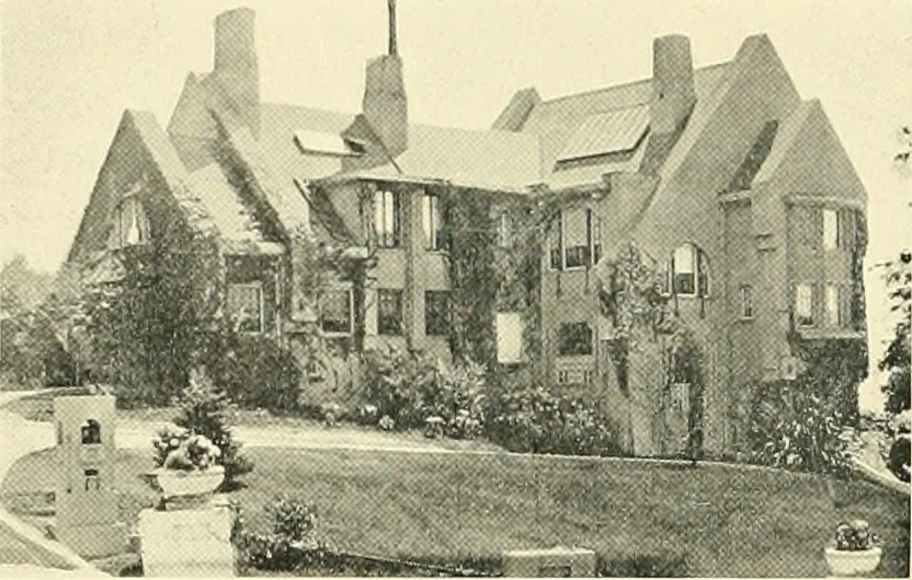 An illustration from Art principles in house, furniture, and village building; an exposition of designing principles which every house builder, furniture user, and village dweller should know, 1921, leaf 23