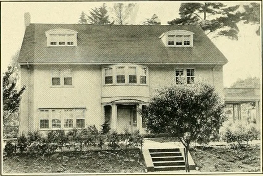 An illustration from Art principles in house, furniture, and village building; an exposition of designing principles which every house builder, furniture user, and village dweller should know, 1921, leaf 41