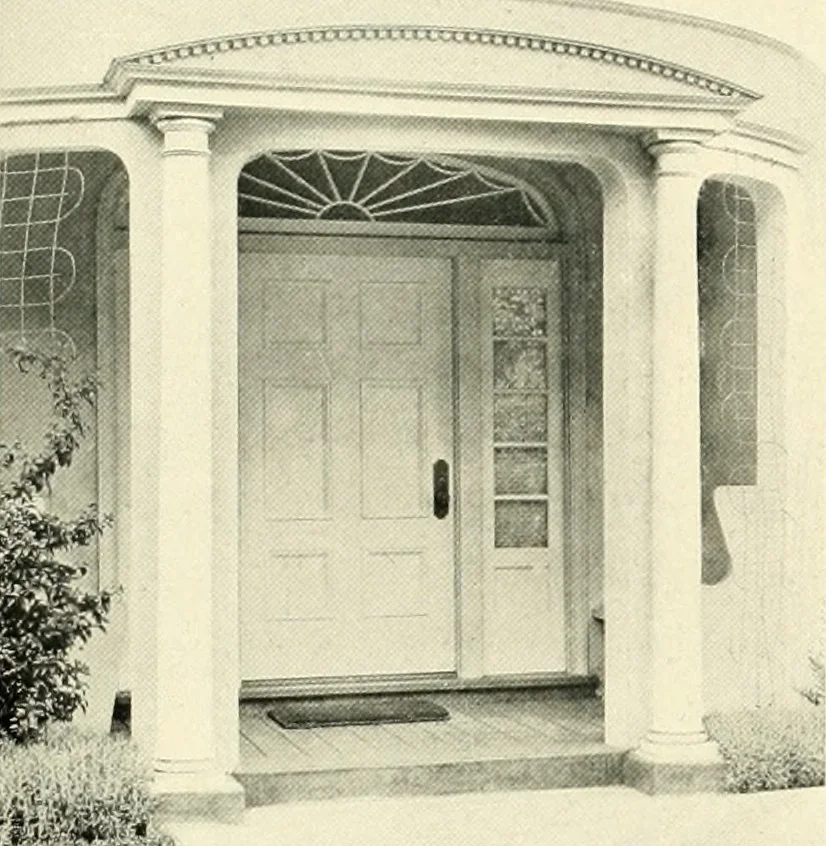 An illustration from Art principles in house, furniture, and village building; an exposition of designing principles which every house builder, furniture user, and village dweller should know, 1921, leaf 42