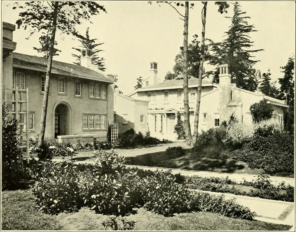 An illustration from Art principles in house, furniture, and village building; an exposition of designing principles which every house builder, furniture user, and village dweller should know, 1921, leaf 43