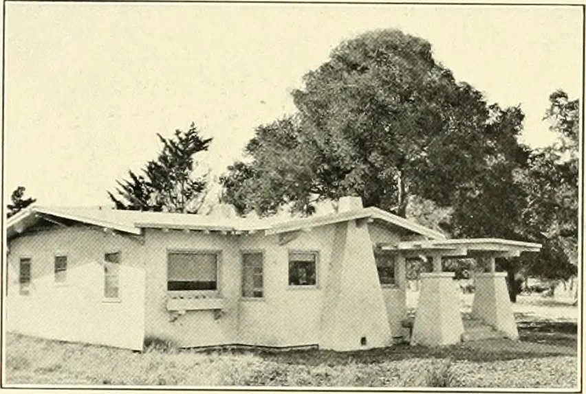 An illustration from Art principles in house, furniture, and village building; an exposition of designing principles which every house builder, furniture user, and village dweller should know, 1921, leaf 46