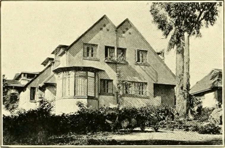 An illustration from Art principles in house, furniture, and village building; an exposition of designing principles which every house builder, furniture user, and village dweller should know, 1921, leaf 61