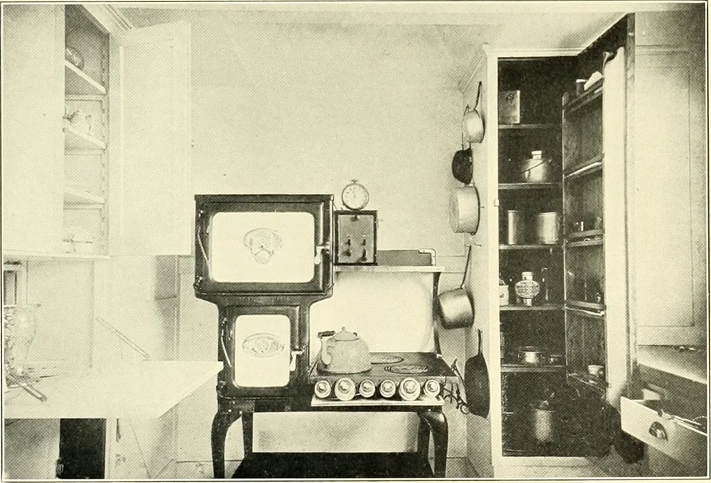 An illustration from Art principles in house, furniture, and village building; an exposition of designing principles which every house builder, furniture user, and village dweller should know, 1921, leaf 90
