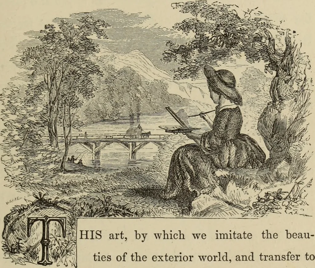 An illustration from Art recreations :, 1863, leaf 22