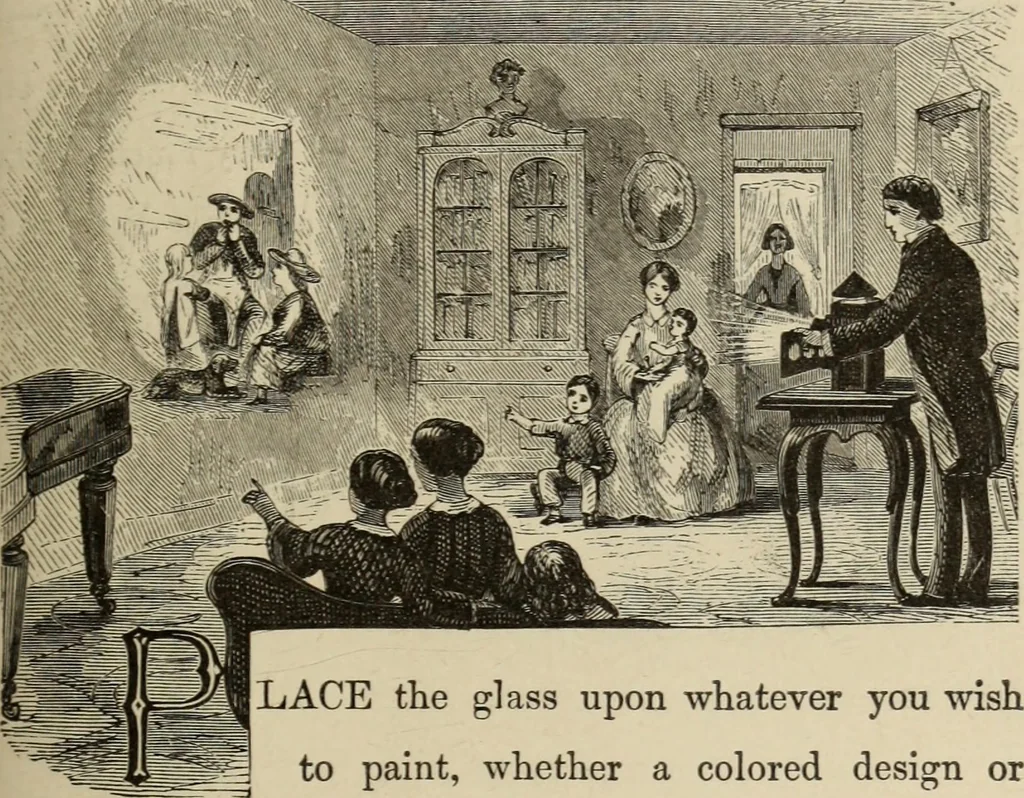 An illustration from Art recreations :, 1863, leaf 220