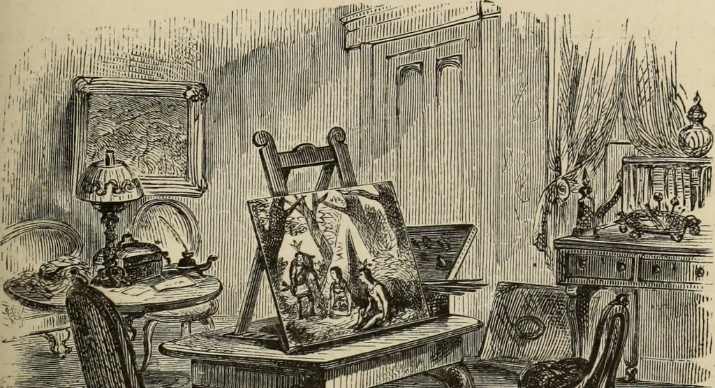 An illustration from Art recreations :, 1863, leaf 226