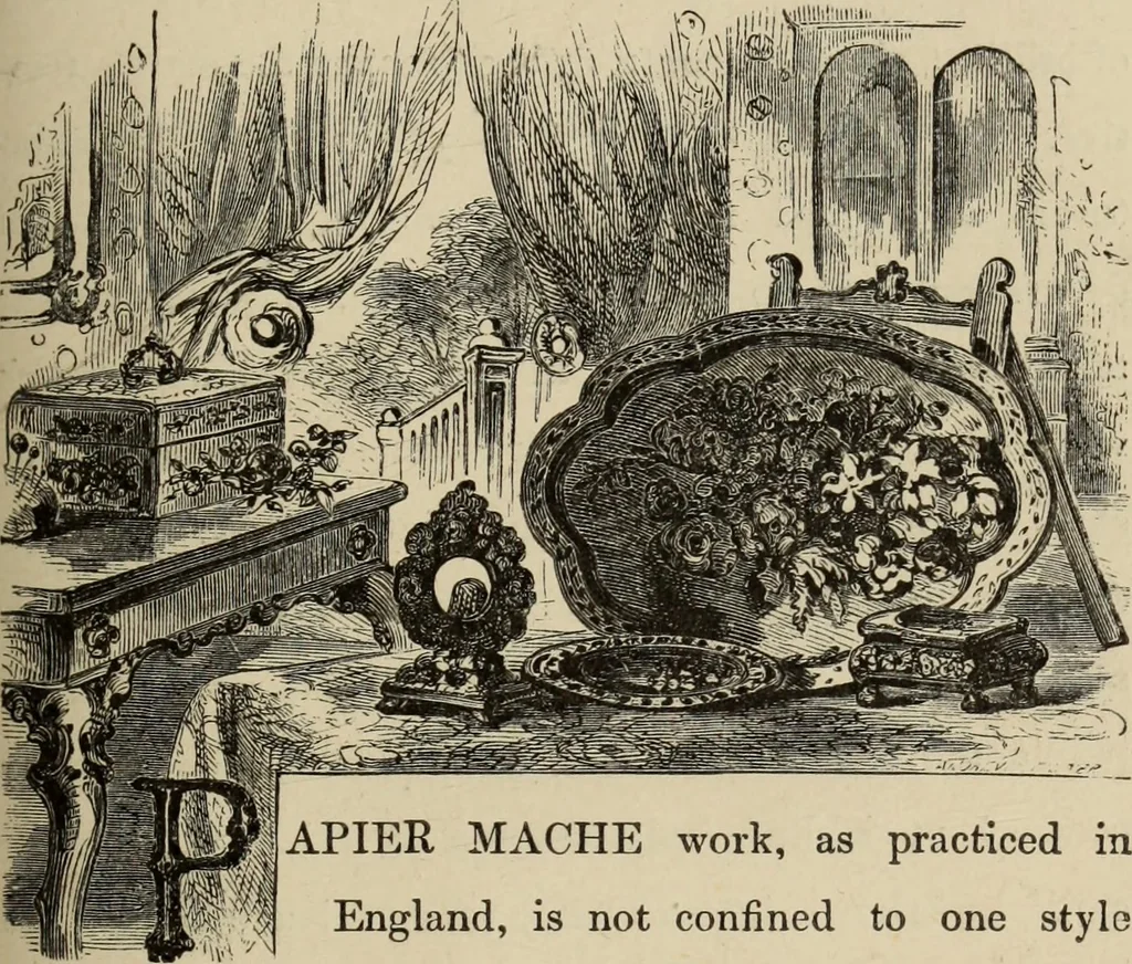 An illustration from Art recreations :, 1863, leaf 230