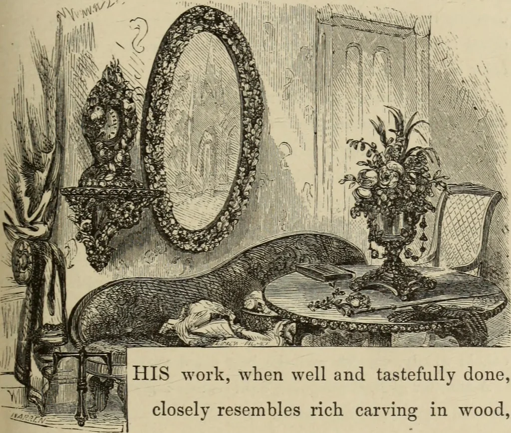 An illustration from Art recreations :, 1863, leaf 248
