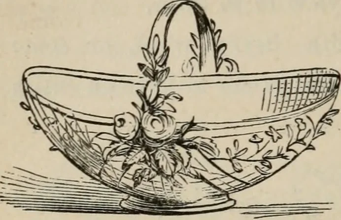 An illustration from Art recreations; being a complete guide to pencil drawing, oil painting, water-color painting, crayon drawing and painting, painting on ground glass, Grecian painting, antique painting, oriental painting, sign painting, theorem painting, ferneries, moss work, papier mache, cone work, feather flowers, potichomanie, leather work, hair work, taxidermy, gilding and bronzing, plaster work, decalcomanie, wax work, shell work, magic lantern, paper flowers, imitation of pearl, the aquqrium, sealing-wax painting, panorama painting, coloring photographs, enamel painting, etc., 1873, leaf 225