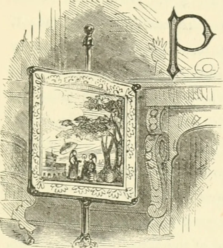 An illustration from Art recreations : being a complete guide to pencil drawing, oil painting ... moss work, papier mache...wax work, shell work...enamel painting, etc., 1871, leaf 238