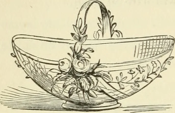 An illustration from Art recreations : being a complete guide to pencil drawing, oil painting ... moss work, papier mache...wax work, shell work...enamel painting, etc., 1871, leaf 261